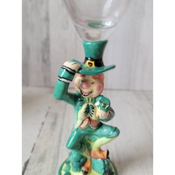 Blue sky martini leprechaun st Patrick's collectible 2009 clover - Picture 3 of 9